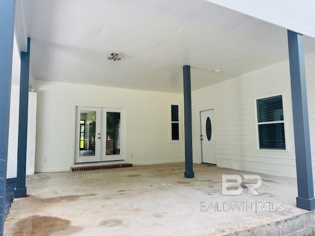 2663 Demetropolis Rd, Mobile, AL 36693 - view of patio / terrace featuring french doors