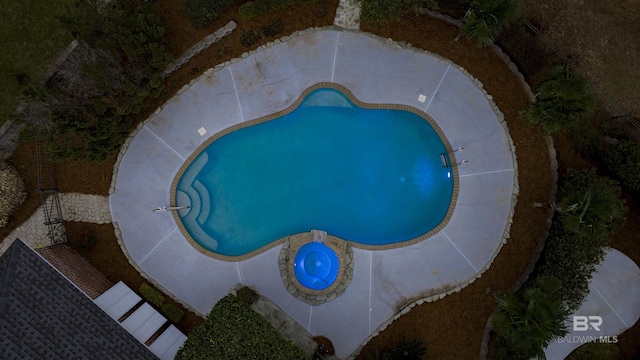 view of pool