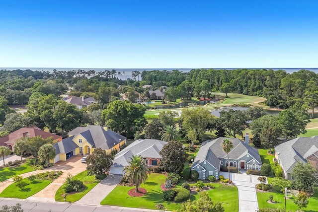 36 Lagoon Dr, Gulf Shores, AL 36542 - bird's eye view with a water view and a residential view