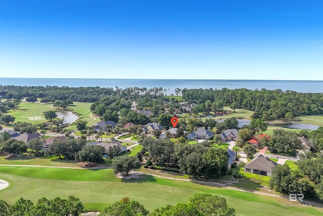 36 Lagoon Dr, Gulf Shores, AL 36542 - birds eye view of property with view of golf course, a residential view, and a water view
