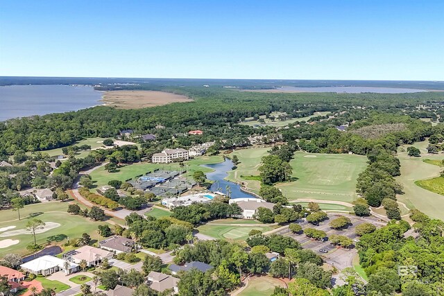 36 Lagoon Dr, Gulf Shores, AL 36542 - birds eye view of property with a water view and golf course view