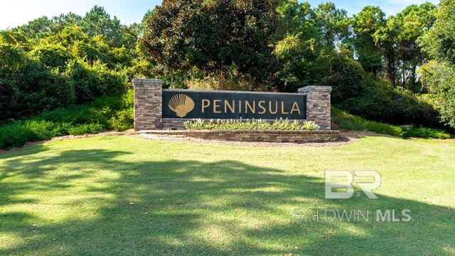 36 Lagoon Dr, Gulf Shores, AL 36542 - community sign with a yard