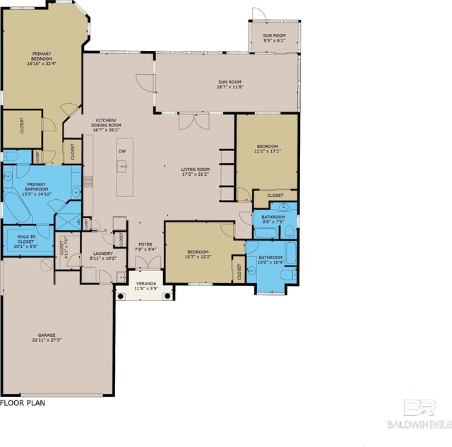 36 Lagoon Dr, Gulf Shores, AL 36542 - plan