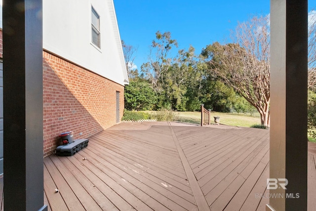 view of deck