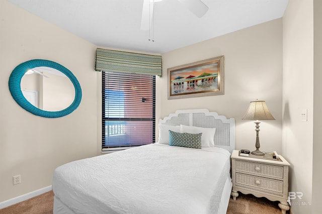 25250 Perdido Beach Blvd Unit 904E, Orange Beach, AL 36561 - carpeted bedroom with baseboards and a ceiling fan