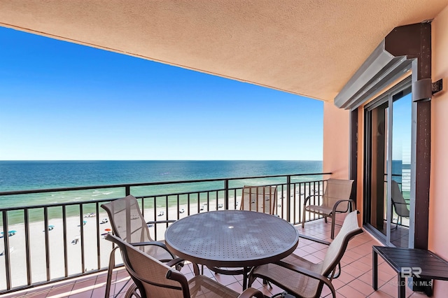 25250 Perdido Beach Blvd Unit 904E, Orange Beach, AL 36561 - balcony featuring a beach view and a water view
