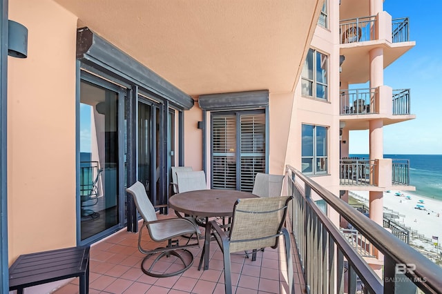 25250 Perdido Beach Blvd Unit 904E, Orange Beach, AL 36561 - balcony featuring a beach view and a water view