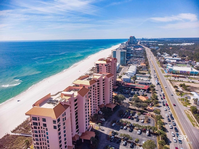 25250 Perdido Beach Blvd Unit 904E, Orange Beach, AL 36561 - drone / aerial view with a beach view, a city view, and a water view