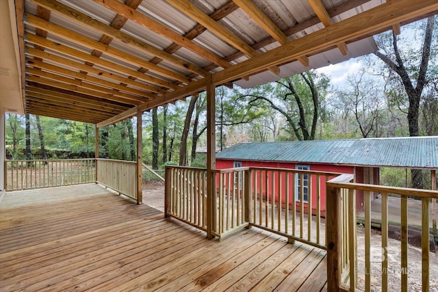 view of deck