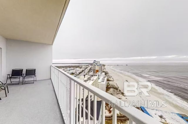 401 E Beach Blvd Unit 1804, Gulf Shores, AL 36542 - balcony with view of water and beach