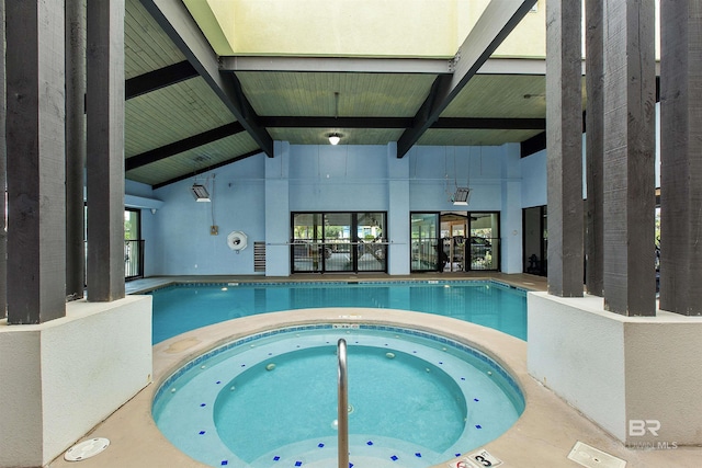 24900 Perdido Beach Blvd Unit 1506, Orange Beach, AL 36561 - view of swimming pool with an indoor in ground hot tub