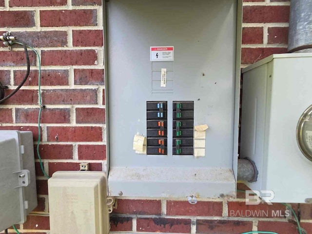 utilities with electric panel and electric meter