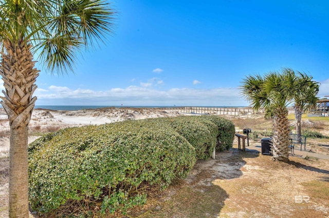 water view with a beach view