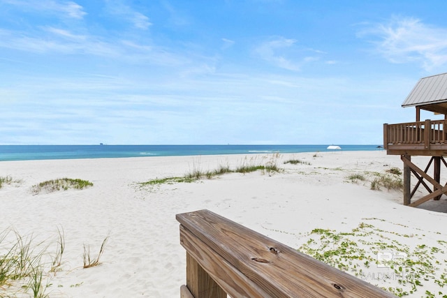 water view with a beach view