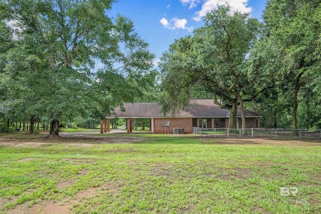 15031 Timber Ridge Dr, Loxley, AL 36551 - view of yard with fence