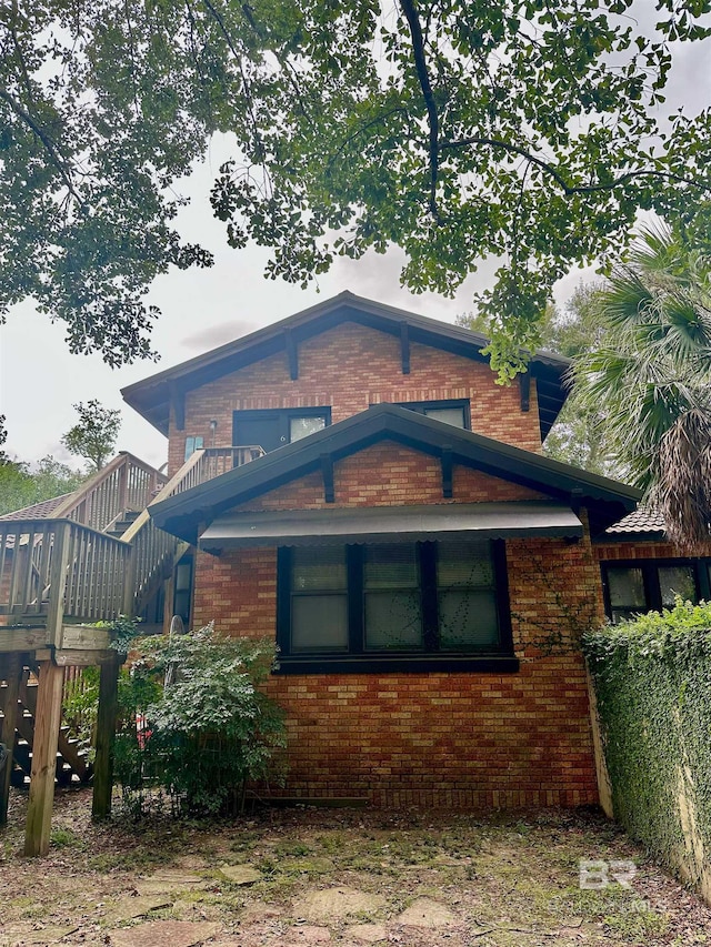 531 W Laurel Ave, Foley, AL 36535 - view of home's exterior with brick siding and a balcony