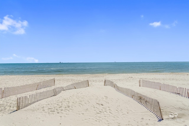 2816 Ponce De Leon Ct, Gulf Shores, AL 36542 - water view with fence and a beach view