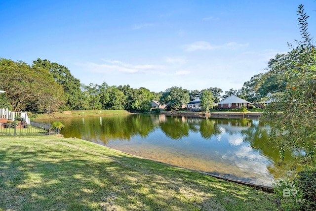 property view of water