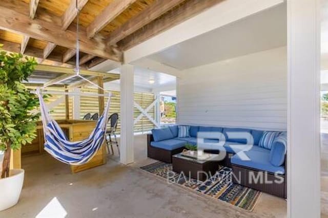 1492 Shell Ln, Gulf Shores, AL 36542 - view of patio / terrace featuring outdoor lounge area