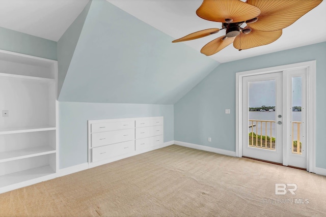 1328 W Lagoon Ave, Gulf Shores, AL 36542 - bonus room featuring lofted ceiling, carpet floors, and ceiling fan
