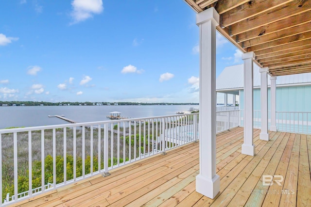 1328 W Lagoon Ave, Gulf Shores, AL 36542 - deck with a water view