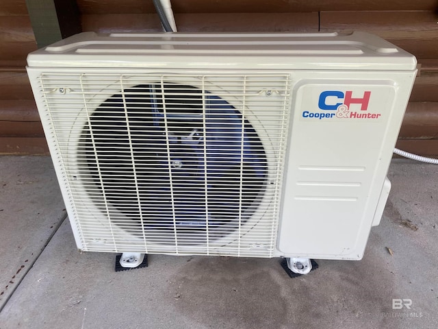 exterior details with ac unit