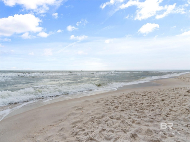 water view featuring a view of the beach