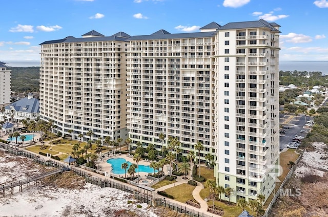 375 Beach Club Trl Unit A1704, Gulf Shores, AL 36542 - view of apartment building / complex with fence