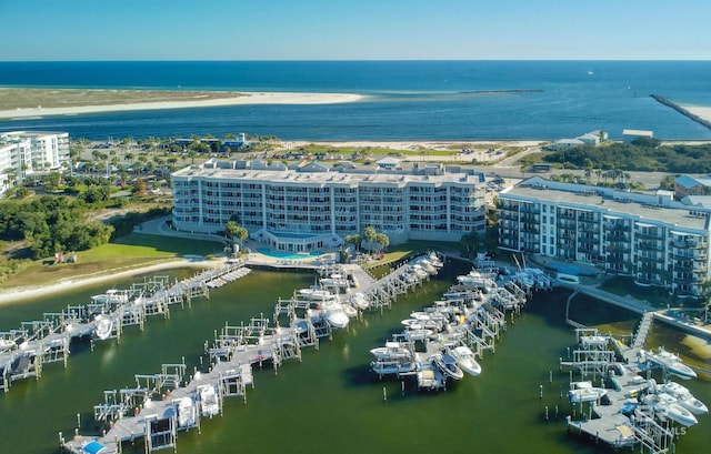27405 Polaris St Unit 302, Orange Beach, AL 36561 - drone / aerial view of a large body of water and apartment complex