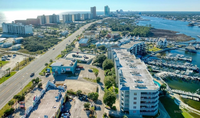 27405 Polaris St Unit 302, Orange Beach, AL 36561 - view of urban area with a large body of water and numerous boat docks