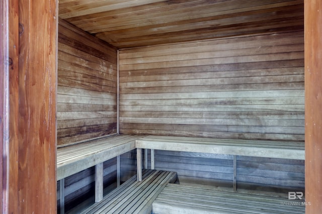27405 Polaris St Unit 302, Orange Beach, AL 36561 - sauna / steam room featuring wooden walls and wooden ceiling