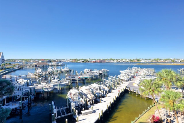 27405 Polaris St Unit 302, Orange Beach, AL 36561 - dock area with a water view and view of marina