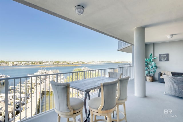 27405 Polaris St Unit 302, Orange Beach, AL 36561 - balcony featuring a water view