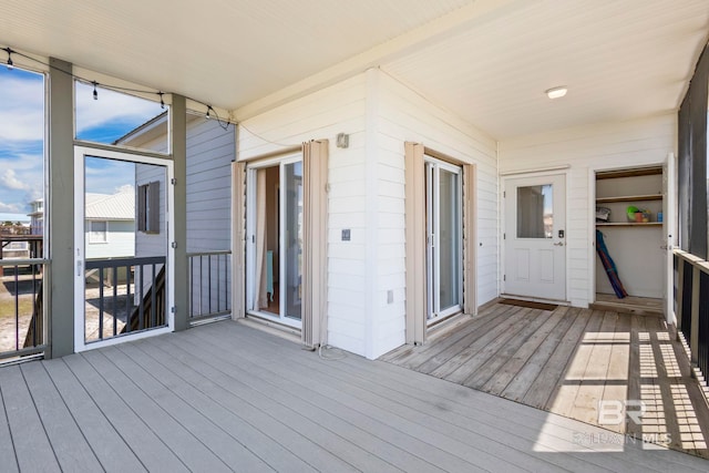view of deck