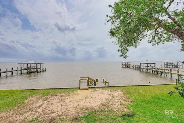 9581 S Bay Rd, Foley, AL 36535 - view of dock with a water view
