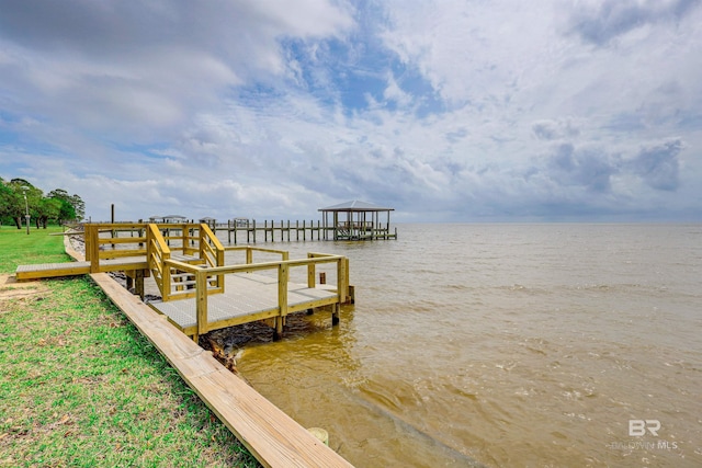 9581 S Bay Rd, Foley, AL 36535 - view of dock featuring a water view
