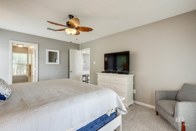 9581 S Bay Rd, Foley, AL 36535 - carpeted bedroom with ceiling fan