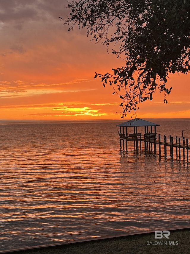 9581 S Bay Rd, Foley, AL 36535 - dock area with a water view