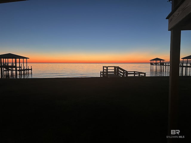 9581 S Bay Rd, Foley, AL 36535 - dock area with a water view