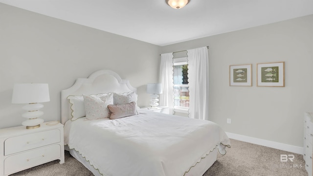 bedroom with carpet flooring