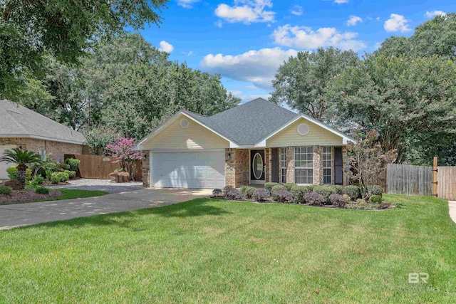 11097 Pontchartrain Loop, Daphne, AL 36526 - view of front facade with a garage, driveway, and brick siding