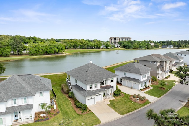 452 Colony Dr, Fairhope, AL 36532 - drone / aerial view featuring a water view