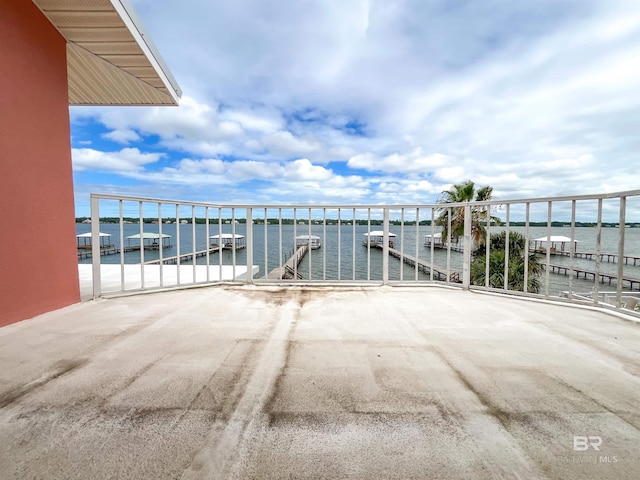 2210 W Beach Blvd, Gulf Shores, AL 36542 - view of patio with a balcony and a water view