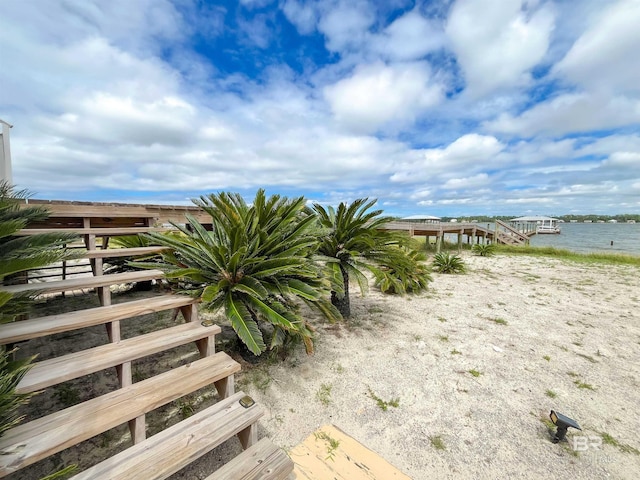 2210 W Beach Blvd, Gulf Shores, AL 36542 - view of yard with a water view
