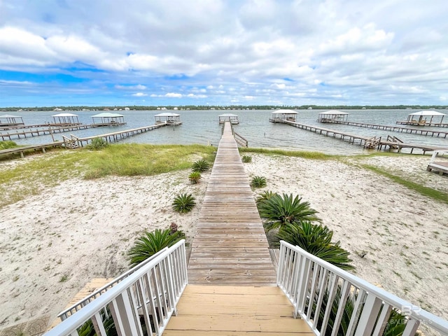 2210 W Beach Blvd, Gulf Shores, AL 36542 - view of dock with a water view