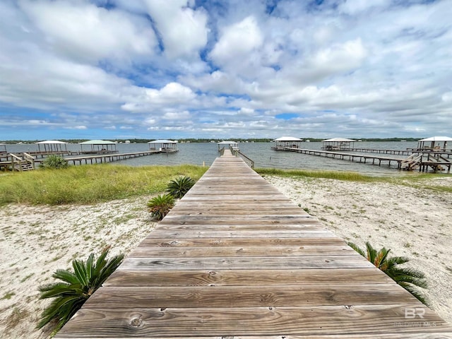 2210 W Beach Blvd, Gulf Shores, AL 36542 - dock area featuring a water view
