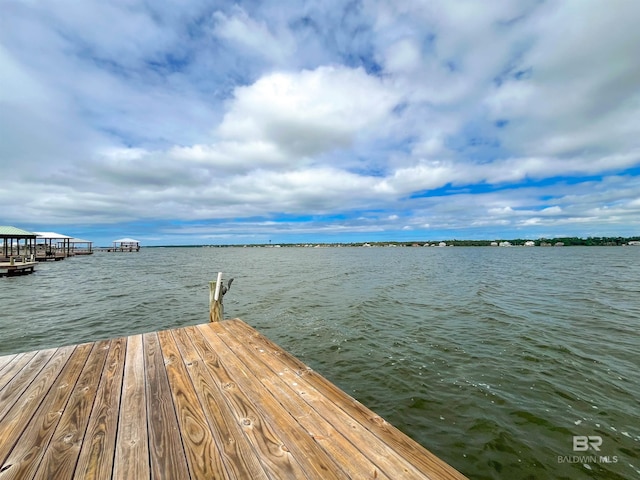 2210 W Beach Blvd, Gulf Shores, AL 36542 - view of dock with a water view
