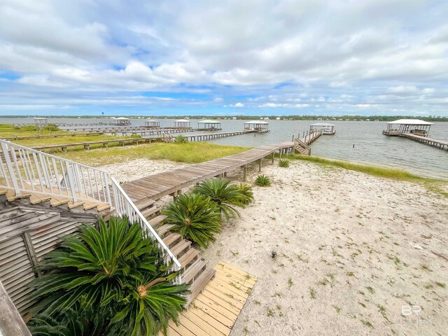 2210 W Beach Blvd, Gulf Shores, AL 36542 - exterior space with a boat dock