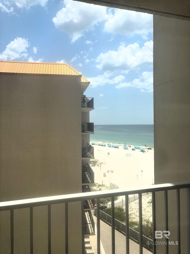 505 E Beach Blvd Unit 5-C, Gulf Shores, AL 36542 - property view of water with a beach view