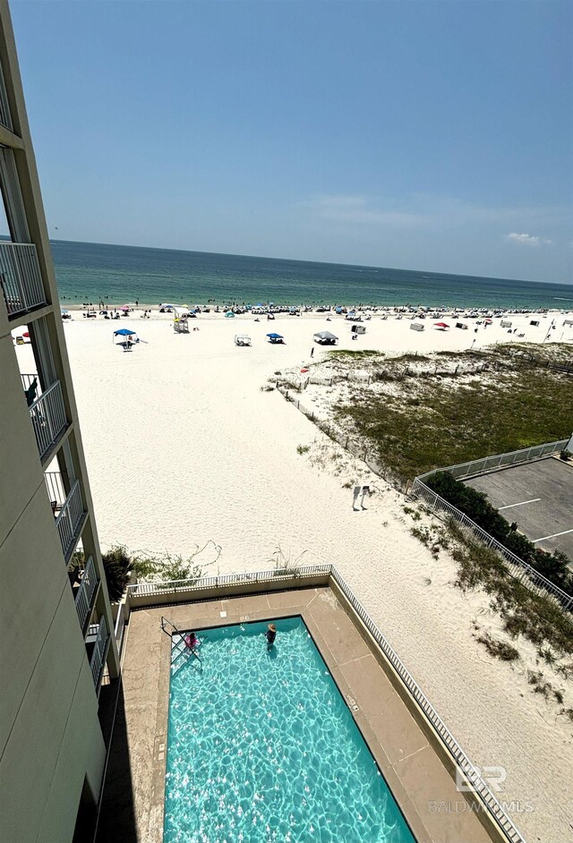 505 E Beach Blvd Unit 5-C, Gulf Shores, AL 36542 - view of pool with a view of the beach and a water view